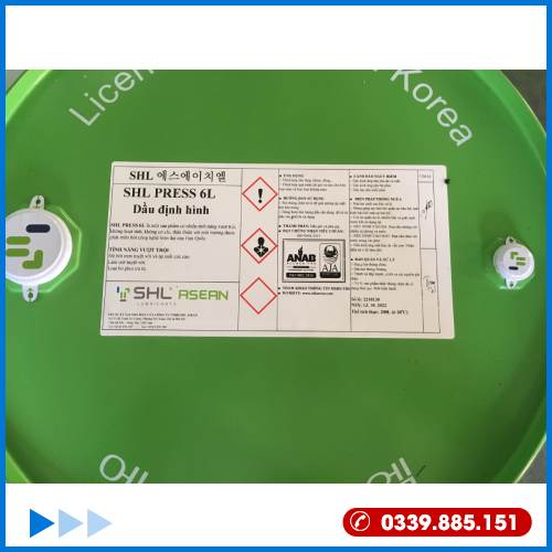 Dầu SHL PRESS 6L - DẦU ĐỊNH HÌNH